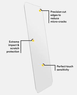 Refurbished BodyGuardz Pure 3 Tempered Glass Screen Protector for iPhone 14 Pro Max - Reebelo US