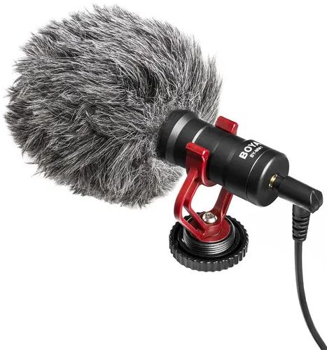 Boya BY-MM1 Cardioid Condenser Microphone - Black