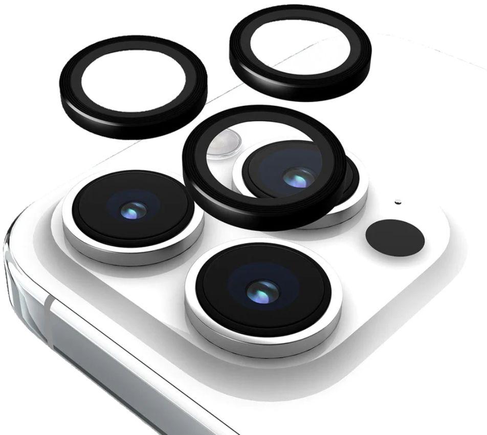 Case-Mate Aluminum Ring Camera Lens Protector Black for iPhone 15 Pro/ 15 Pro Max