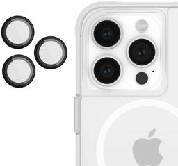 Case-Mate Aluminum Ring Camera Lens Protector Black for iPhone 15 Pro/ 15 Pro Max - Reebelo US
