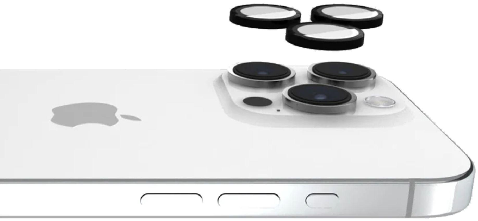 Case-Mate Aluminum Ring Camera Lens Protector Black for iPhone 15 Pro/ 15 Pro Max - Reebelo US