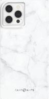 Case-Mate BLOX Series Rectangular Phone Case for iPhone 12 Pro Max - White Marble