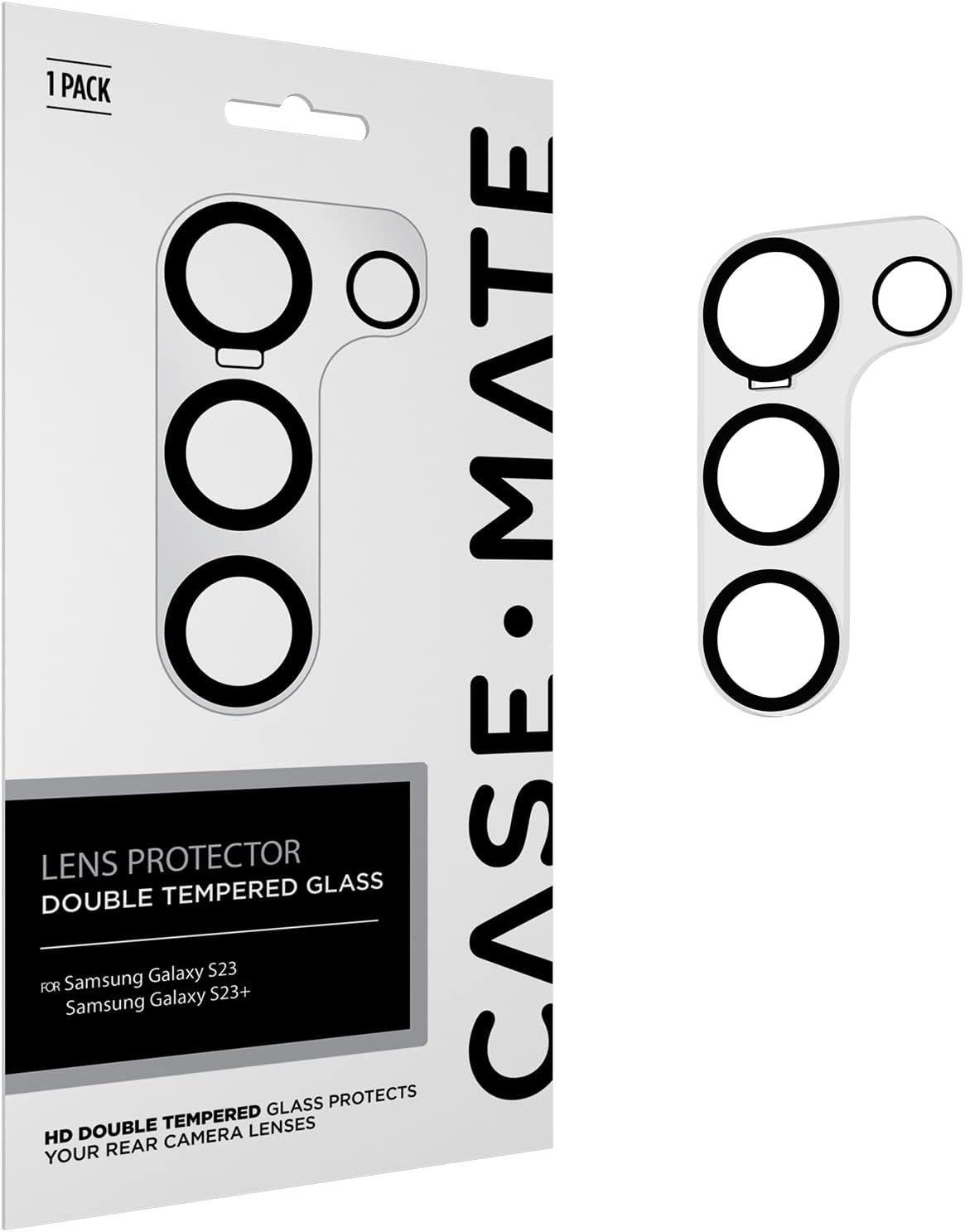 Case-Mate Double Tempered Glass Lens Protector for Samsung Galaxy S23 / S23+ - Reebelo US