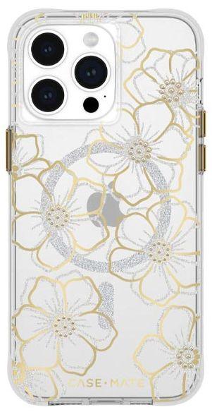 Case-Mate Floral Gems Phone Case with MagSafe for iPhone 15 Pro Max