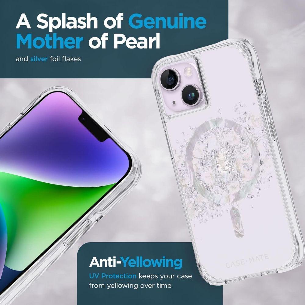 Refurbished Case-Mate Mother of Pearl Phone Case with MagSafe for iPhone 14 Plus - Reebelo US