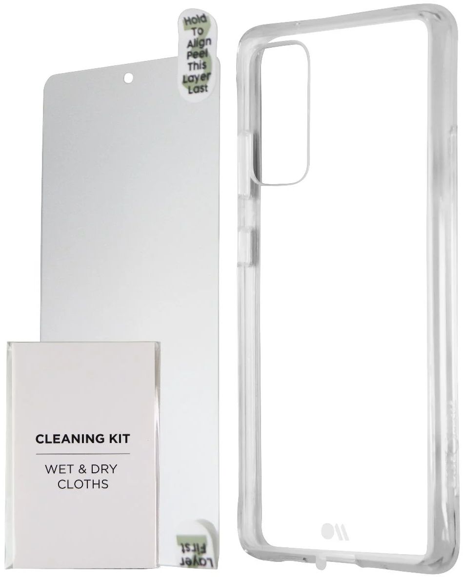 Case-Mate Protection Pack Phone Case & Glass for Galaxy S20 FE 5G - Clear