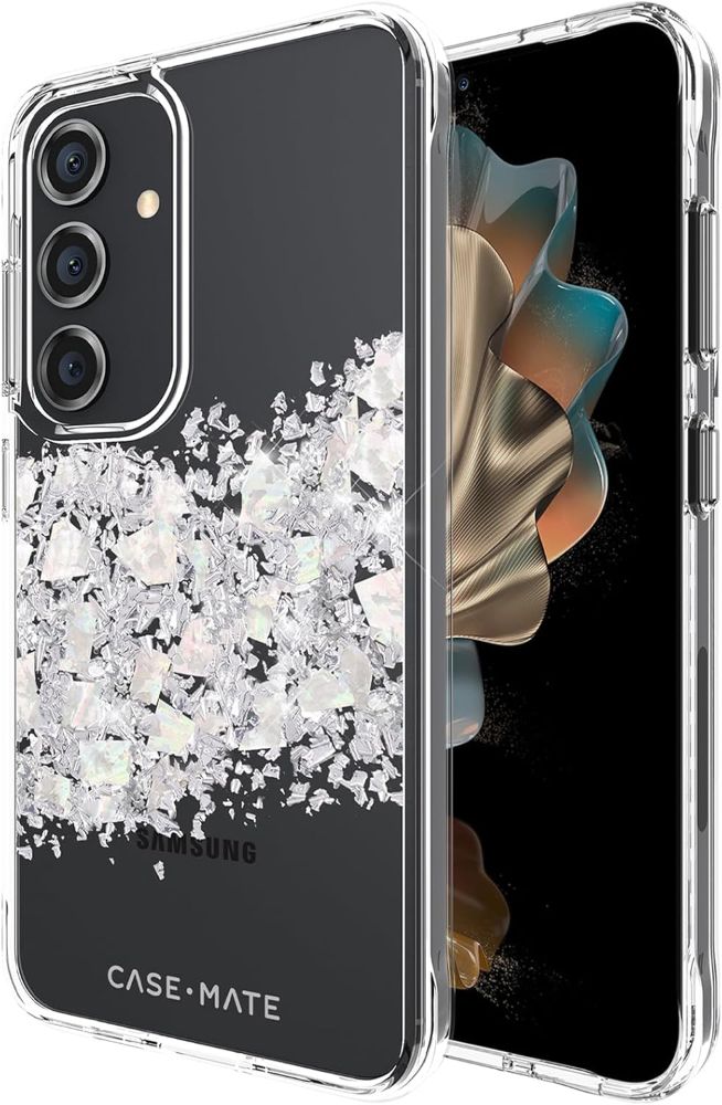 Case-Mate Touch of Pearl Phone Case for Samsung Galaxy S24+ - Clear/White - Brand New
