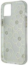 Case-Mate Tough Clear Series Hard Phone Case for iPhone 14 Plus - Floral Gems