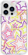 Case-Mate Tough Prints Series Phone Case for iPhone 13 Pro - Neon Stars