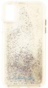 Case-Mate Waterfall Liquid Glitter Case for iPhone X l iPhone Xs - Clear/Silver