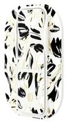 Clckr Magsafe Carson & Quinn Phone Grip - Black with White Tulips