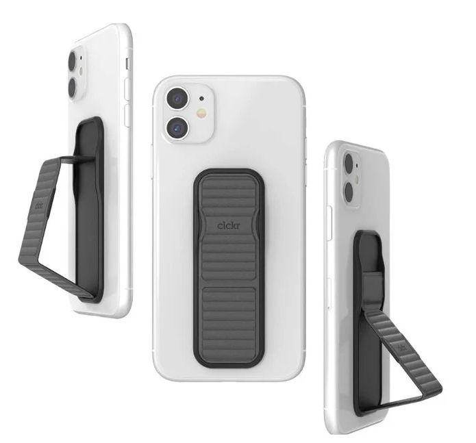 Refurbished Clckr Stand & Grip Pebbled Line Phone Grip  - Reebelo US