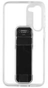 CLCKR Stand & Grip Series Phone Case for Galaxy S23+ - Clear/Black
