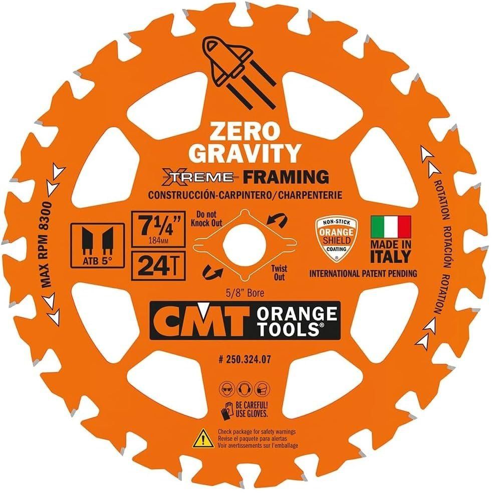 CMT 250.324.07-X10 Framing Zero Gravity 7-1/4”x5/8” (1 Pack)