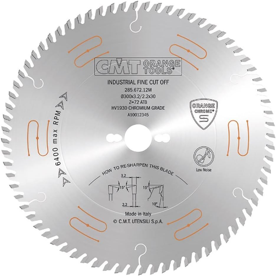 Refurbished CMT 285.660.10M Crosscut Blade 10" x T60 ATB - Reebelo US