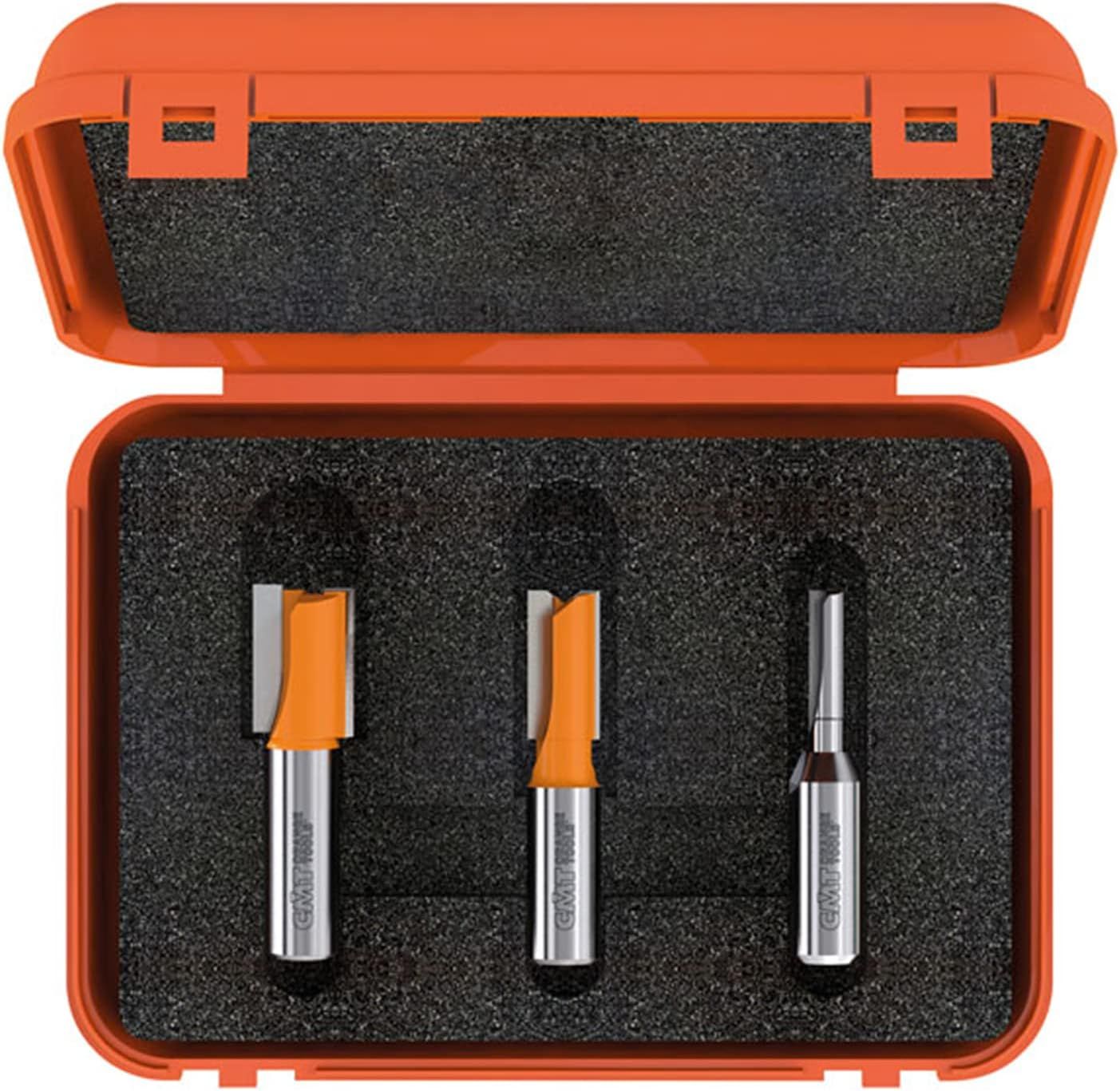 CMT 811.501.11 Plywood Groove 1/2" Shank Router Bit Set (3 Pc)
