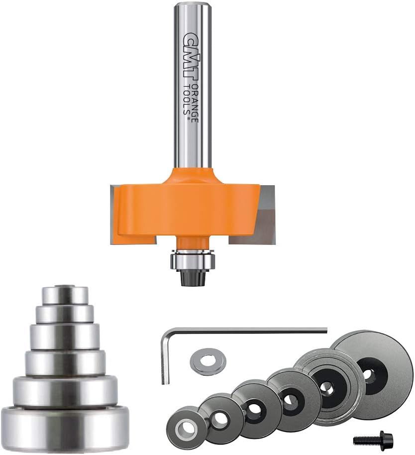 CMT 835.001.11 Rabbeting Set 1/4" Shank