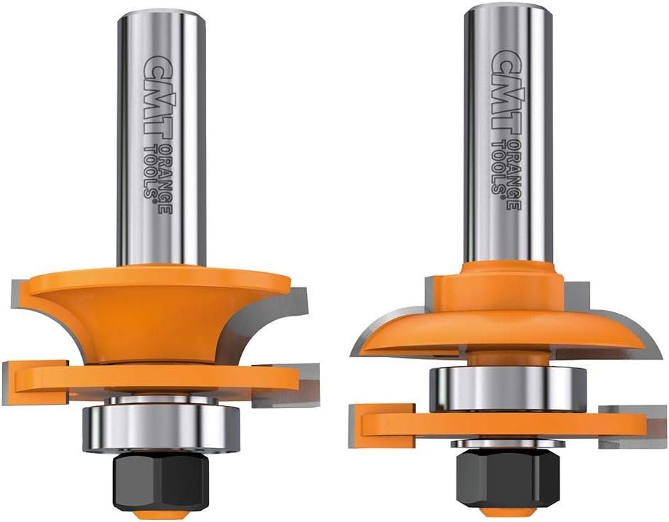 CMT 891.502.11 2-Piece Rail & Stile Bit Set - Orange