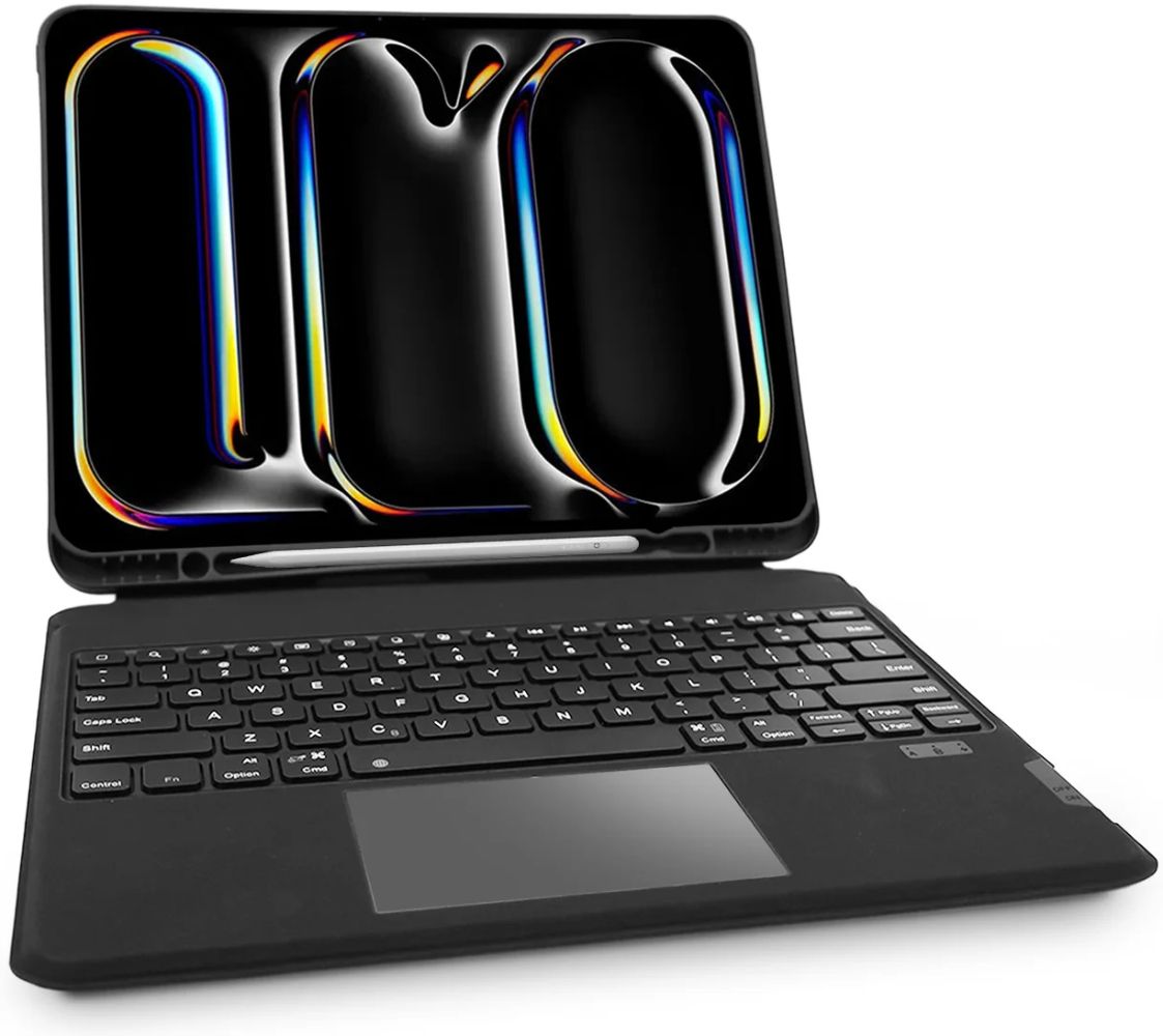 Refurbished CODi Bluetooth Keyboard Folio Tablet Case with Track Pad for iPad Pro 13" (M4) - Reebelo US