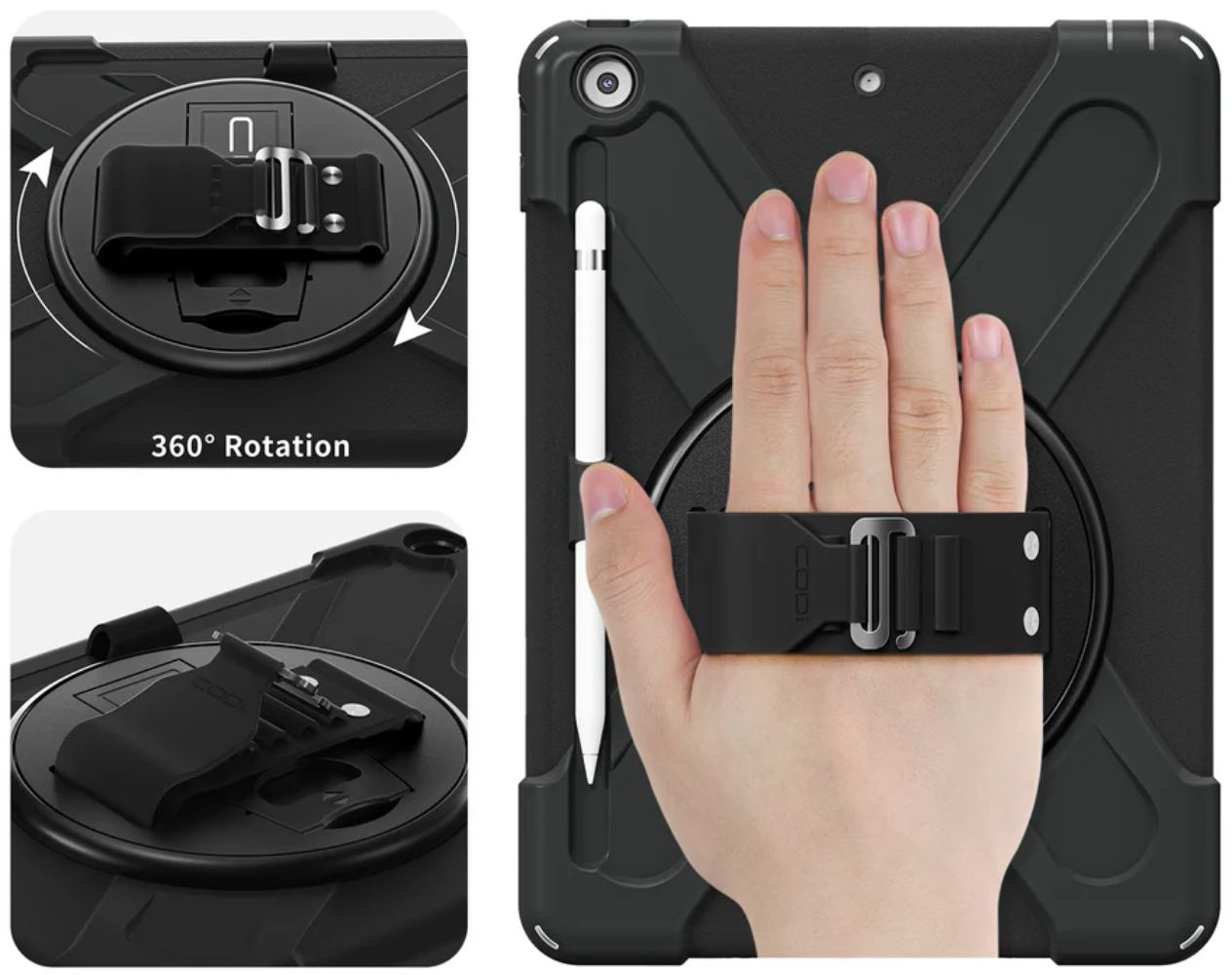 Refurbished CODi Rugged Tablet Case for iPad 10.2" Case (9th /8th/ 7th Gen) - Reebelo US