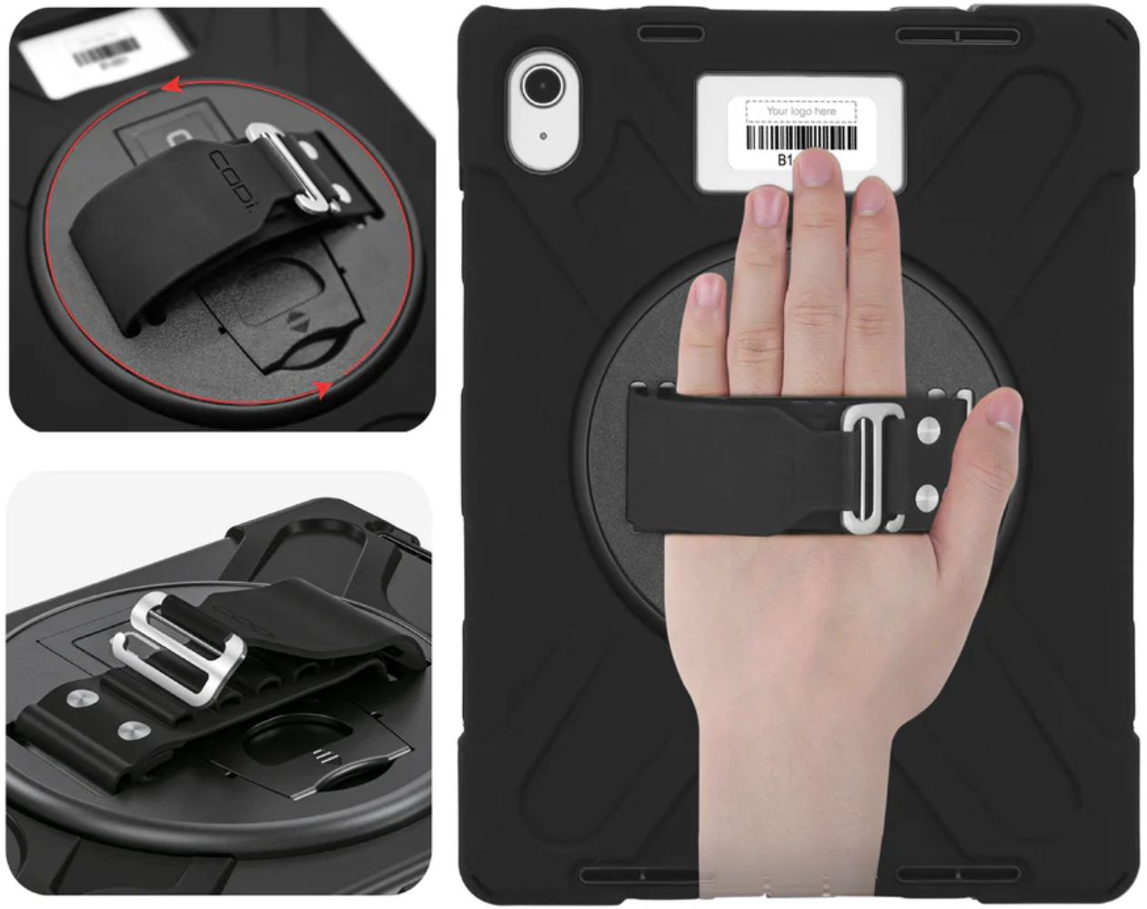 Refurbished CODi Rugged Tablet Case for iPad 11" (A16) / iPad 10.9" (10th Gen) - Reebelo US
