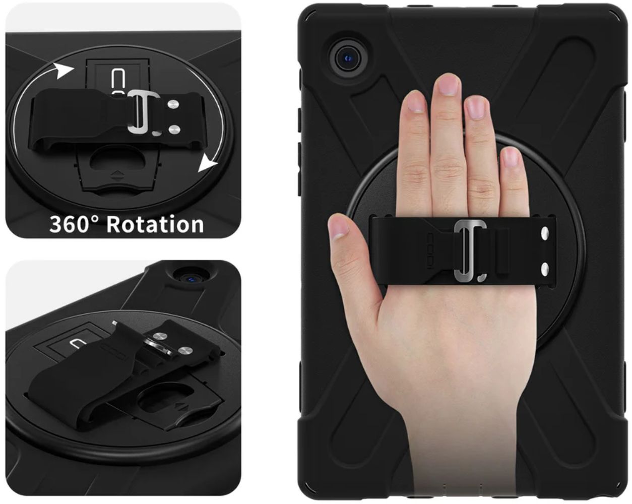 Refurbished CODi Rugged Tablet Case for Samsung Galaxy Tab A8 10.5" (SM-X200) - Reebelo US