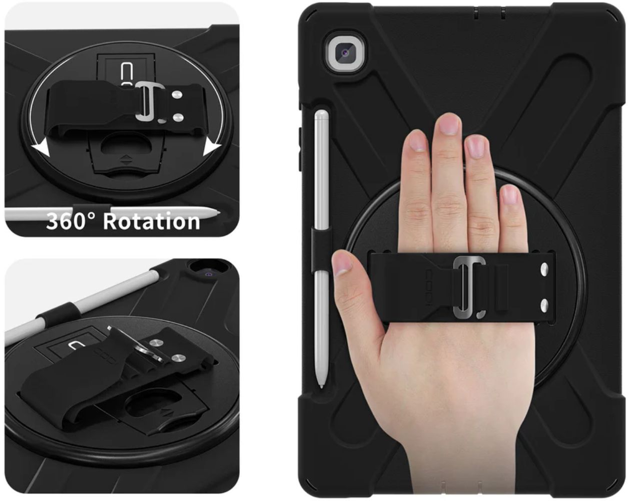 Refurbished CODi Rugged Tablet Case for Samsung Galaxy Tab S6 Lite 10.4" (SM-P610 / P615) - Reebelo US