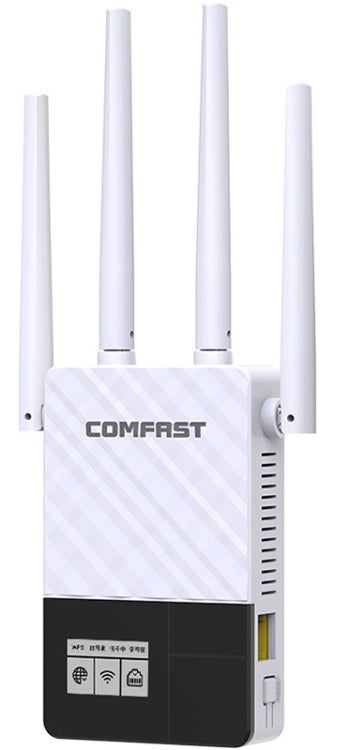 Refurbished Comfast CF-WR760AC Dual-band Gigabit Wifi Network Amplifier - Reebelo US