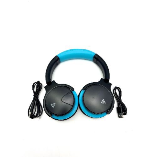 Commalta E7 Active Noise Cancelling Wireless Headphones - Blue