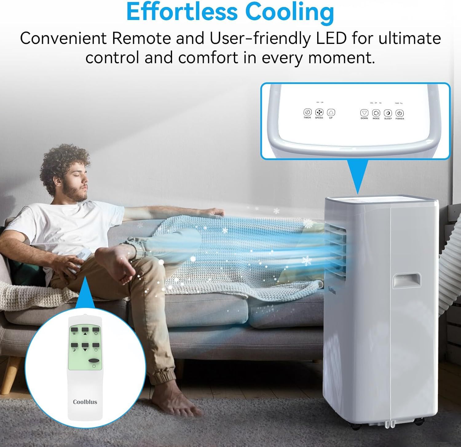 Refurbished Coolblus Portable Air Conditioner A019K-05KR - Reebelo US