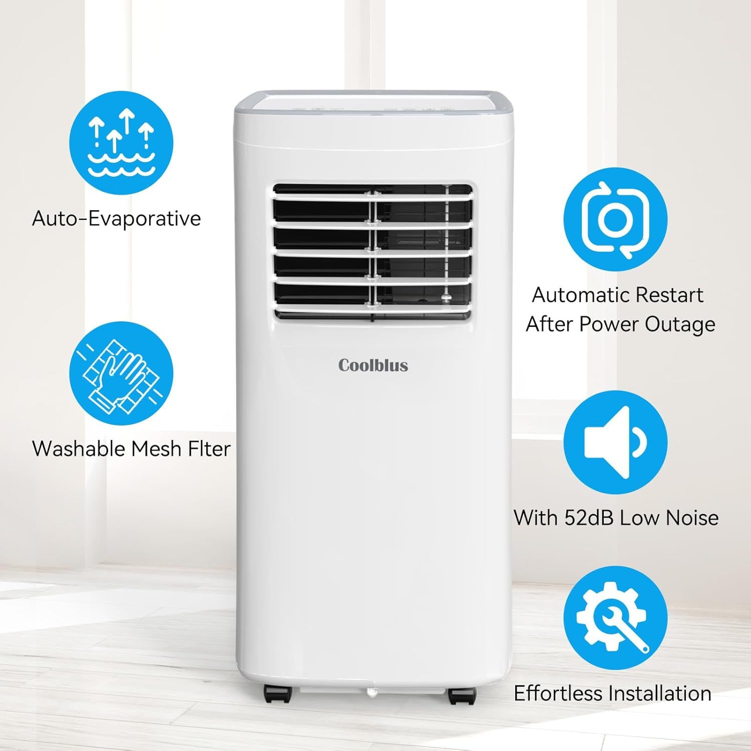 Refurbished Coolblus Portable Air Conditioner A019K-06KR - Reebelo US