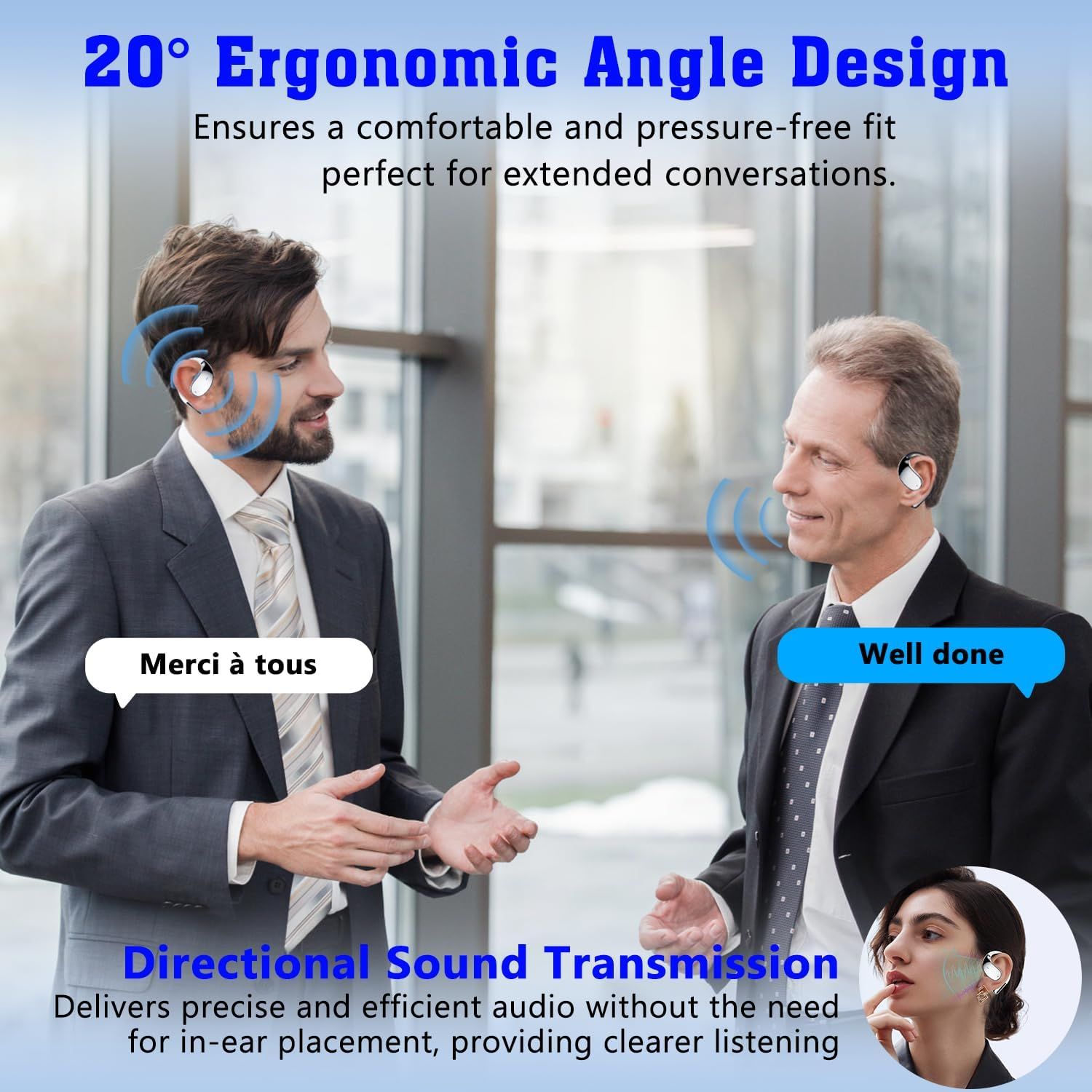 Refurbished Cotgot Language Translation Earbuds with 144 Language Translation HAZ1 - Reebelo US