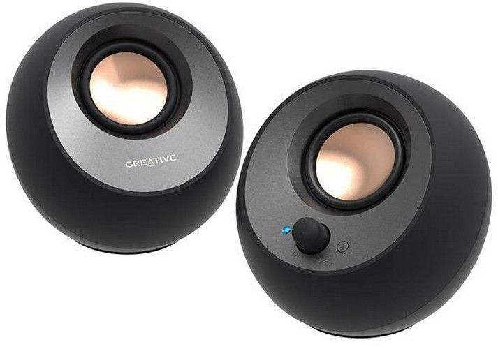Refurbished Creative Pebble V3 2.0 USB-C Bluetooth Computer Speakers - Reebelo US