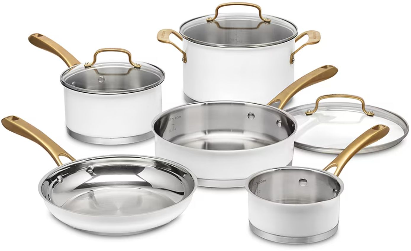 Refurbished Cuisinart 839-8MW Classic Stainless Steel Cookware Set 8-Piece - Reebelo US