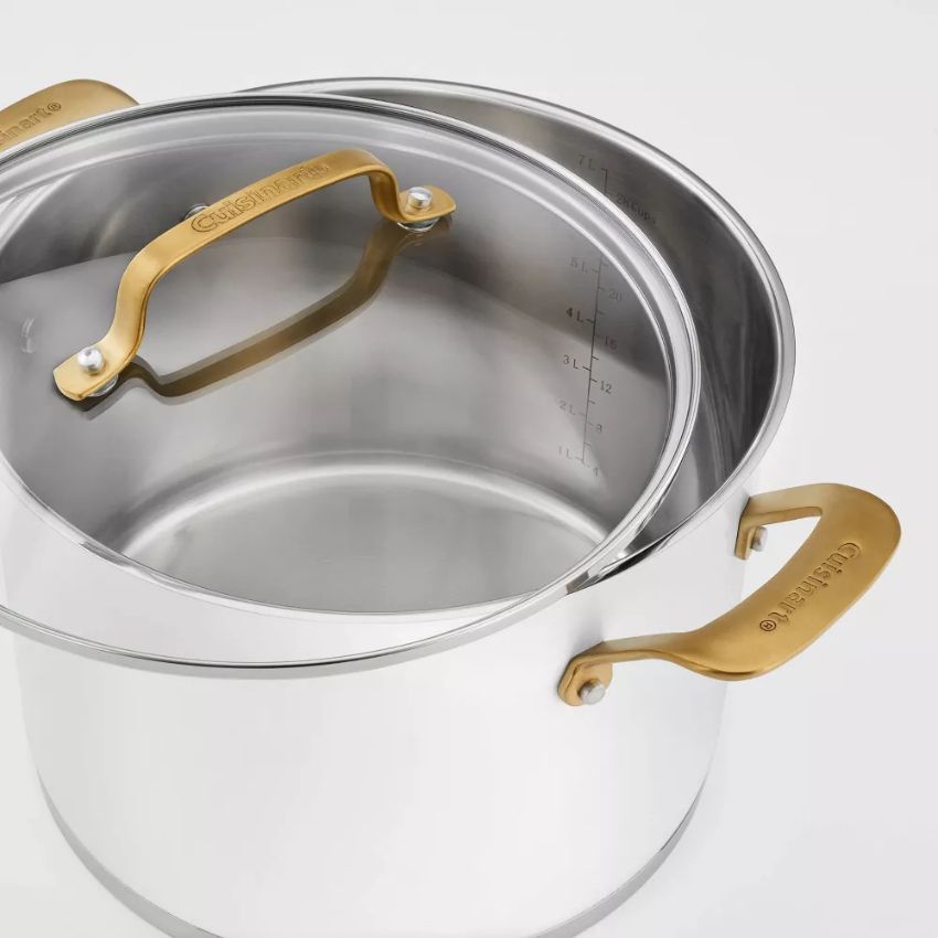Refurbished Cuisinart 839-8MW Classic Stainless Steel Cookware Set 8-Piece - Reebelo US
