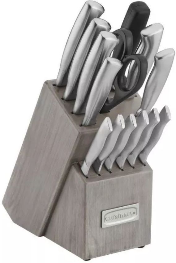 Cuisinart C77SS-15PT Classic Stainless Steel Knife Block Set 15-Piece