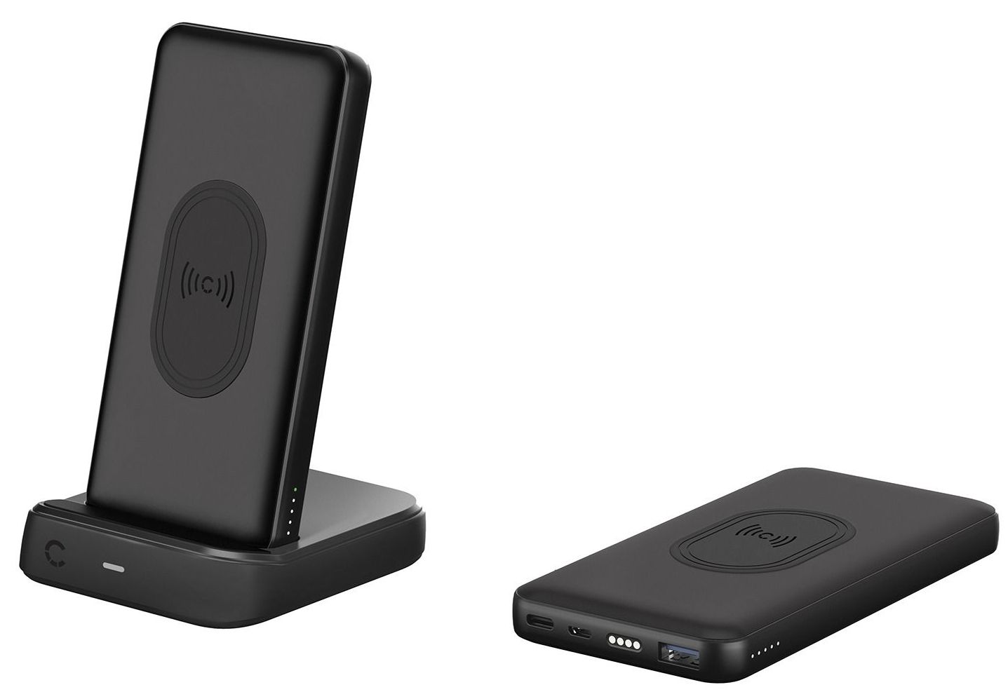 Refurbished Cygnett ChargeUp Duo 10000mAh Wireless Powerbank Charging Dock CY3038PBCHE  - Reebelo US