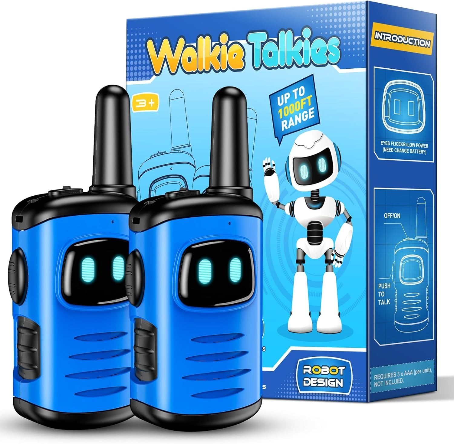 DASTION-99 Walkie Talkies Toys for Kids 2 Pack