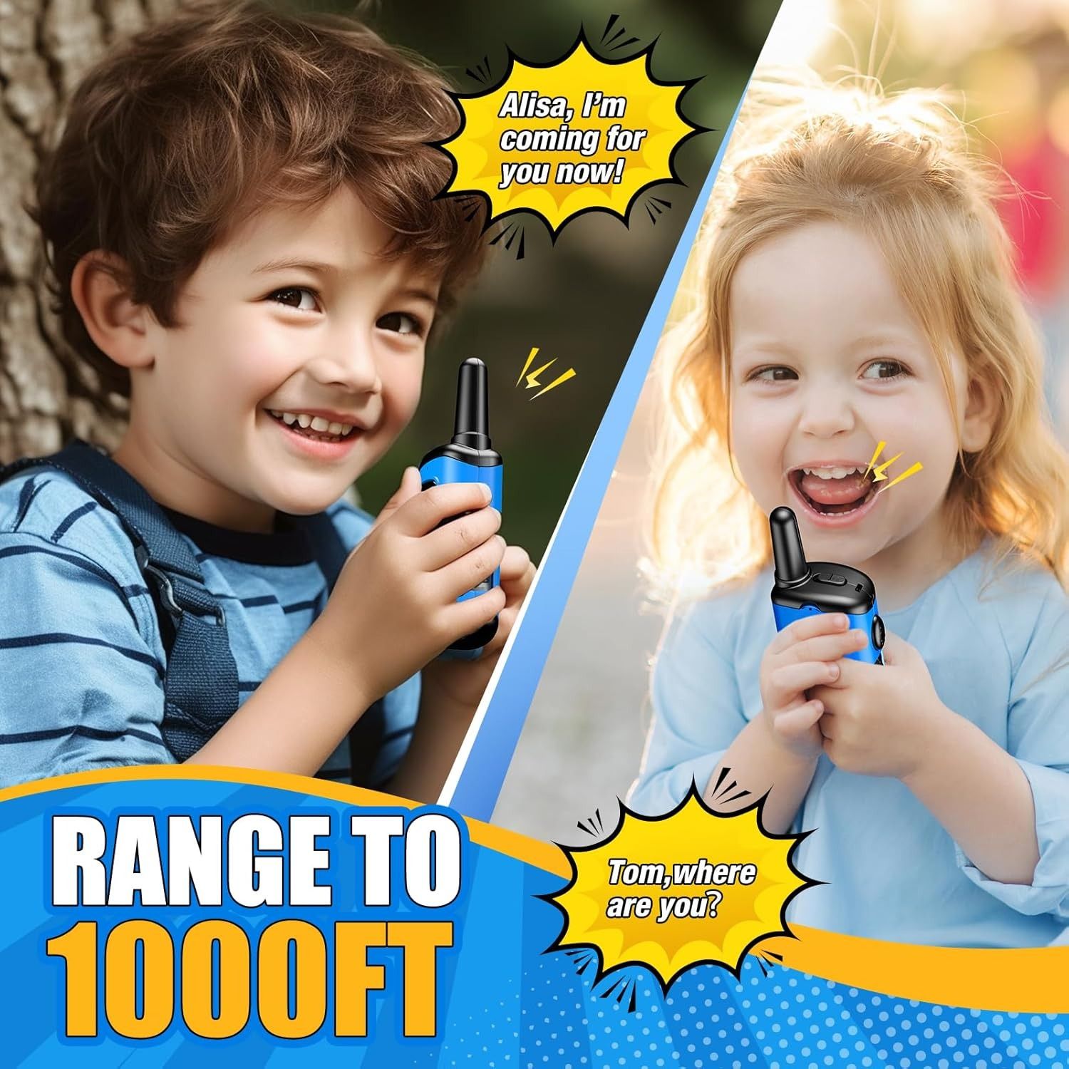 Refurbished DASTION-99 Walkie Talkies Toys for Kids 2 Pack - Reebelo US