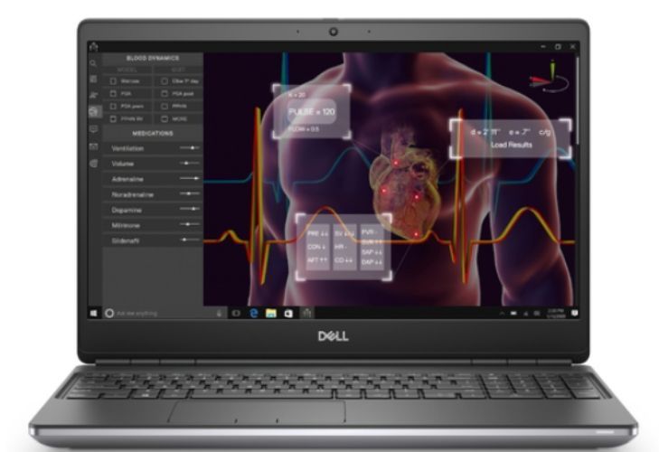 Dell Dell Precision 7550 Mobile Workstation Laptop 15.6" - Intel Core i7-10850H 2.7GHz - 32GB - 512GB - Titan Grey - 15.6 Inch - Very Good - Standard Battery