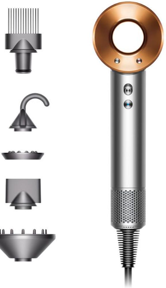 Dyson HD07 Supersonic Hair Dryer - Rich Copper/Bright Nickel - Like New