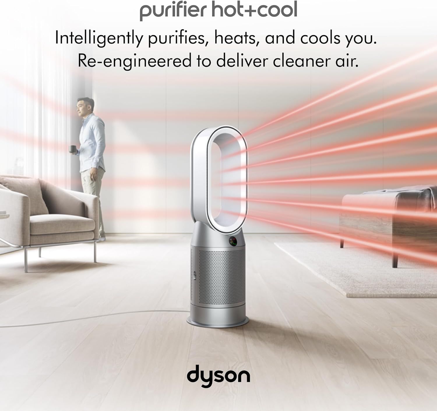 Refurbished Dyson Purifier Hot+Cool HP07 Air Purifier Fan Heater - Reebelo US
