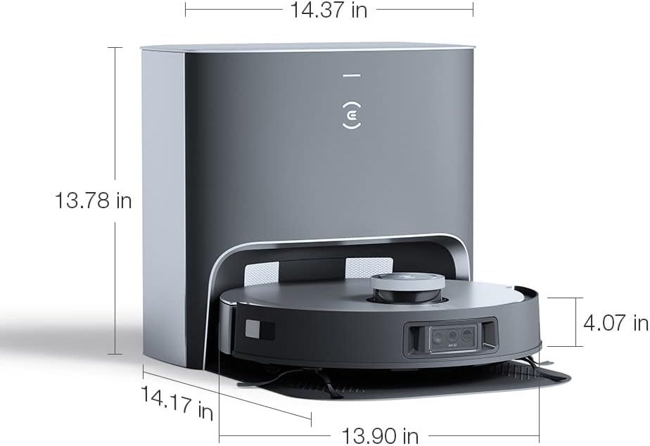 Refurbished Ecovacs Deebot X1 Plus Robot Vacuum and Mop Combo with Self Emptying Station - Reebelo US