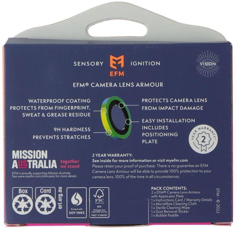 EFM Camera Lens Armour for iPhone 14 / 14 Plus - Reebelo US