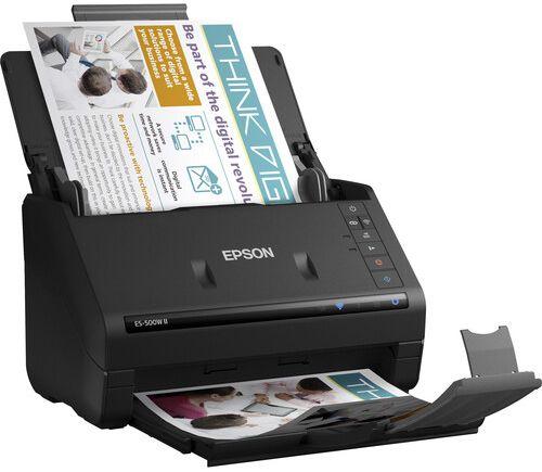Refurbished Epson ES-500W II Wireless Duplex Document Scanner - Reebelo US