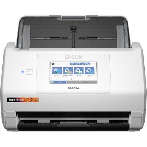 Refurbished Epson RR-600W RapidReceipt Wireless Receipt and Desktop Document Scanner - Reebelo US