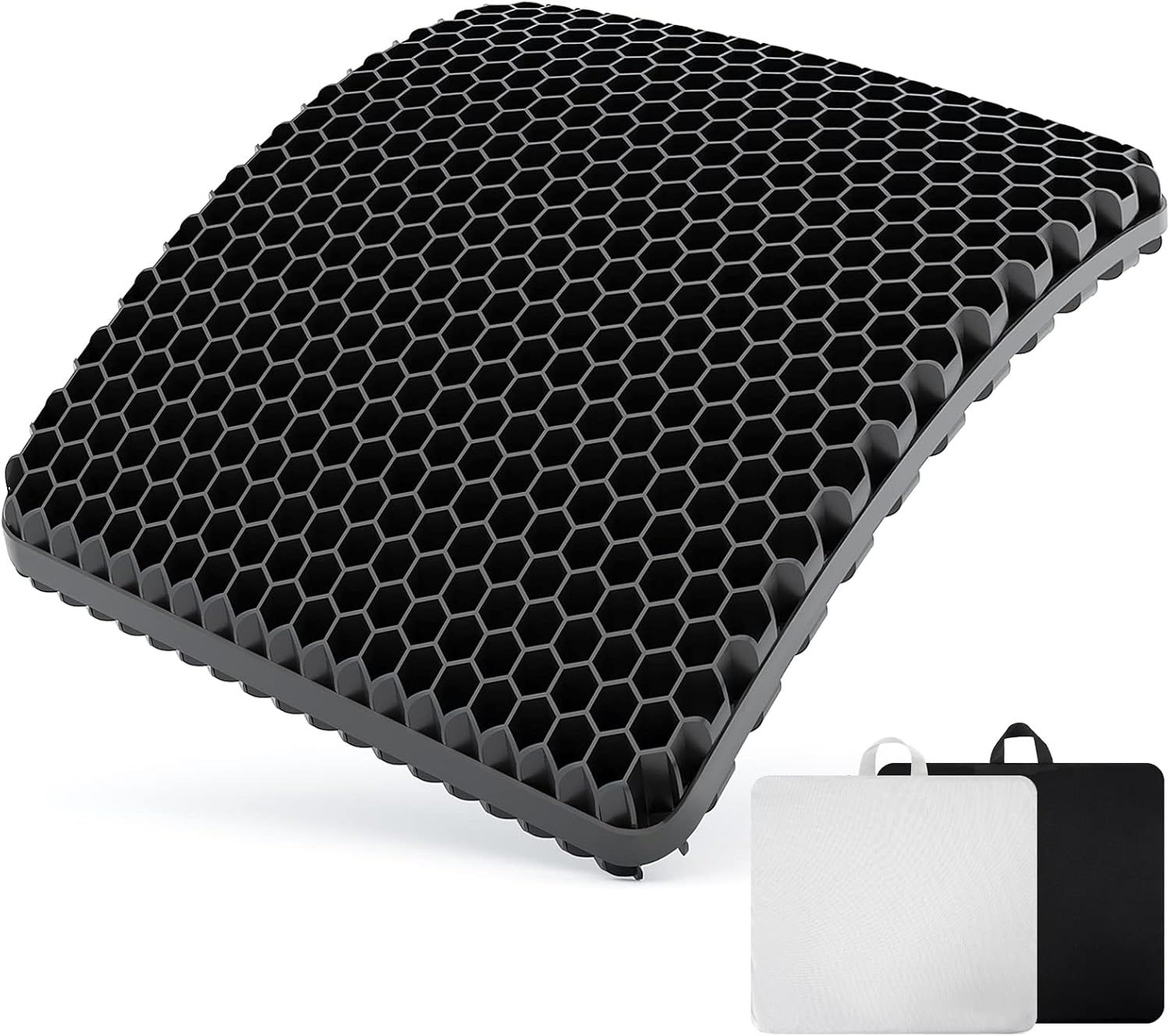 Evnoste Gel Seat Cushion (L) - Black