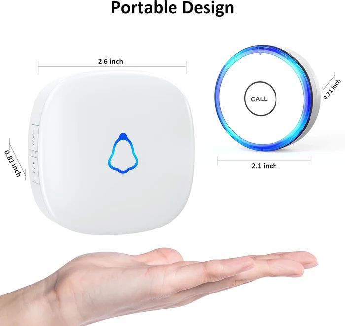 Refurbished Fansitc Caregiver Wireless Pager 1x M520 Receiver 2x F21 Call Buttons - Reebelo US