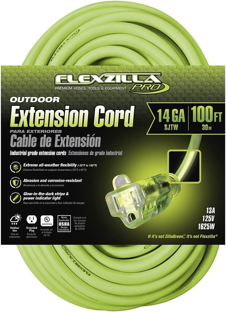 Refurbished Flexzilla FZ512735 Pro Extension Cord - Reebelo US