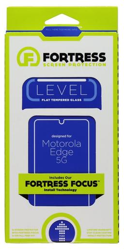 Fortress Level Flat Tempered Glass Screen Protector for Motorola Edge 5G (2021) - Reebelo US
